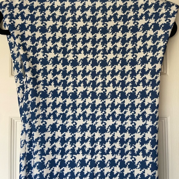 Long Houndstooth print long dress - Picture 2 of 4